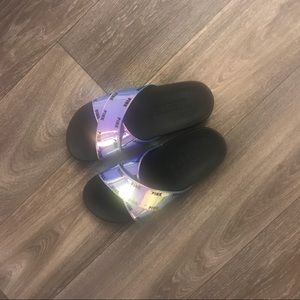 PINK Multicolored Slides